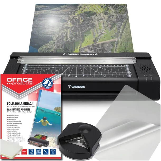 Laminator Do Papieru A3 Z Gilotyna VL930 Duży Profesjonalny Zestaw