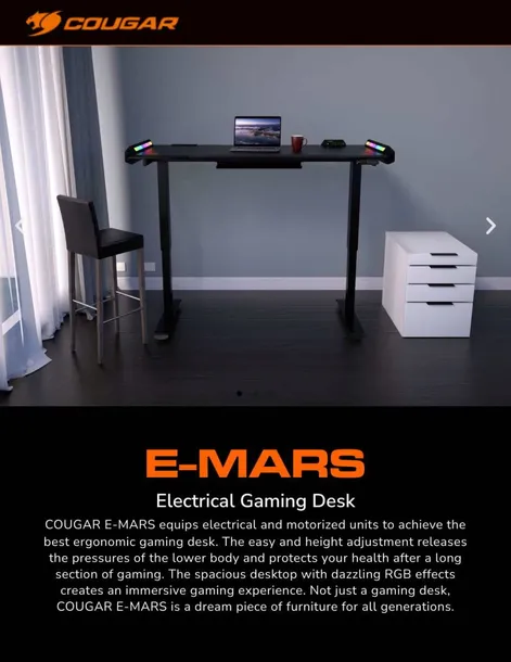 cougar-biurko-gamingowe-e-mars-stan-nowy