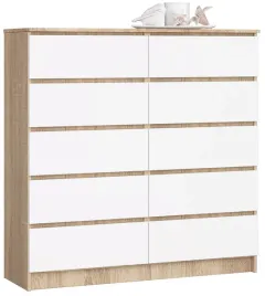 komoda-k120-10sz-clp-pk-dab-sonoma-bialy