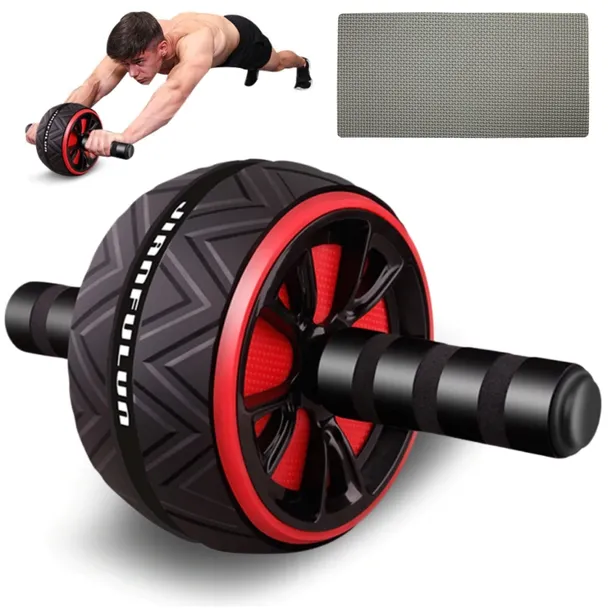 ROLLER KÓŁKO DO ĆWICZEŃ MIĘŚNI BRZUCHA AB WHEEL + MINI MATA