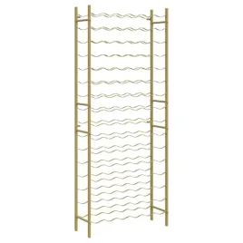 stojak-na-butelki-96-butelek-zloty-64x22x157-cm