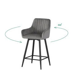 hoker-barowy-obrotowy-krzeslo-barowe-welurowe-szare-stolek-taboret-niski