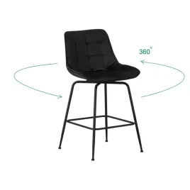hoker-obrotowy-czarny-welur-krzeslo-barowe-stolek-barowy-do-wysp-loft-94-cm