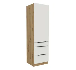 wysoki-komin-kuchenny-adel-z-szufladami-210x60cm-bialy-i-dab-artisan