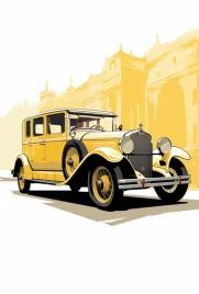 plakat-675x100cm-klasyka-motoryzacji