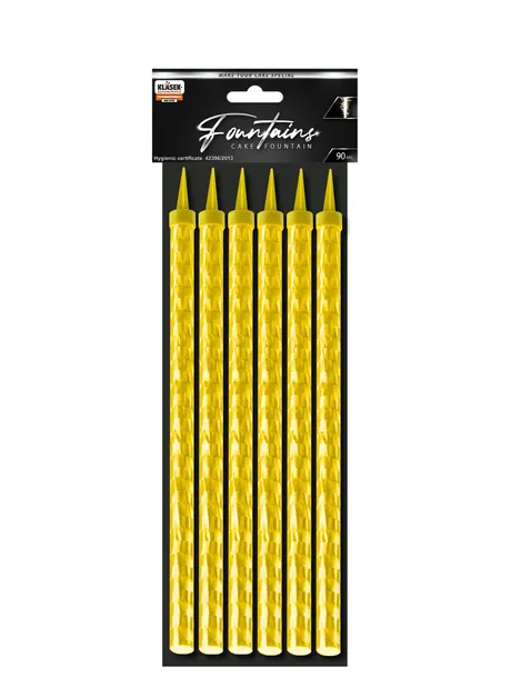 NAJDŁUŻSZA FONTANNA TORTOWA 30cm!!! wesele urodziny 6szt DF30CM KLASEK