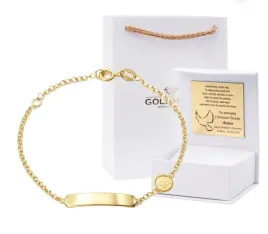 dziecieca-zlota-bransoletka-z-blaszka-i-aniolkiem-chrzest-14kt-585-grawer