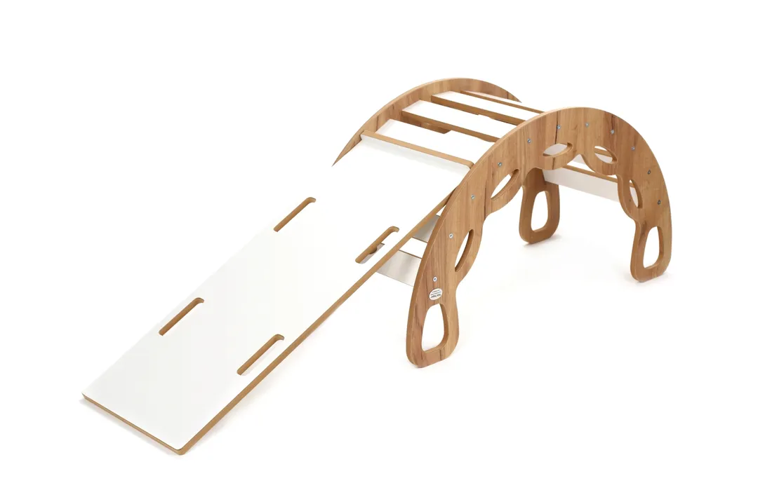 bujak-montessori-3w1-zjezdzalnia-scianka-kids-helper-bm-310-debowo-bialy