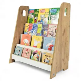 biblioteczka-montessorii-regal-na-ksiazki-dla-dziecka-debowo-bialy-bkc-310