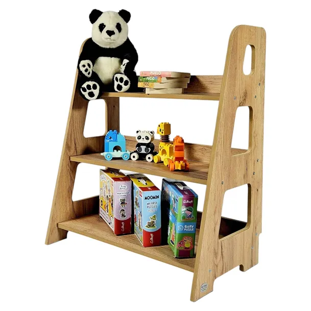 Regał na zabawki - Szafka Montessori dębowy TS-310