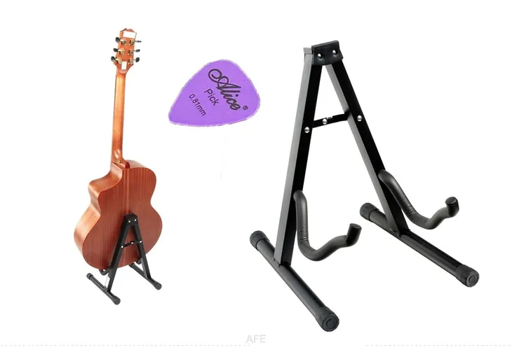 STATYW STOJAK NA GITARĘ PODŁOGOWY NISKI 37cm GITAROWY TYP A