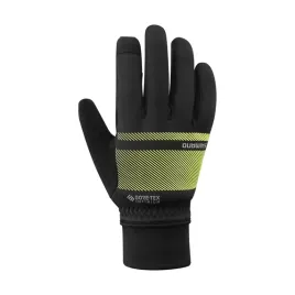 rekawiczki-rowerowe-zimowe-shimano-infinium-primaloft-czarno-zolte-xl