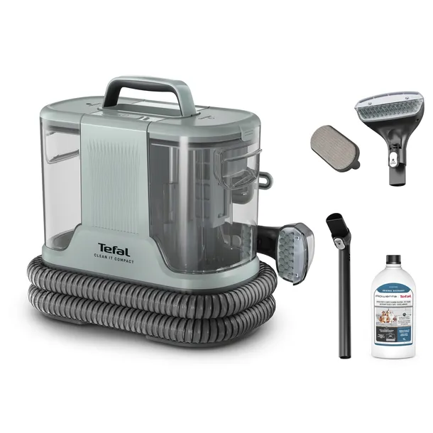 Odkurzacz piorący do tapicerki dywanów na mokro Tefal Clean It IZ3020 400W