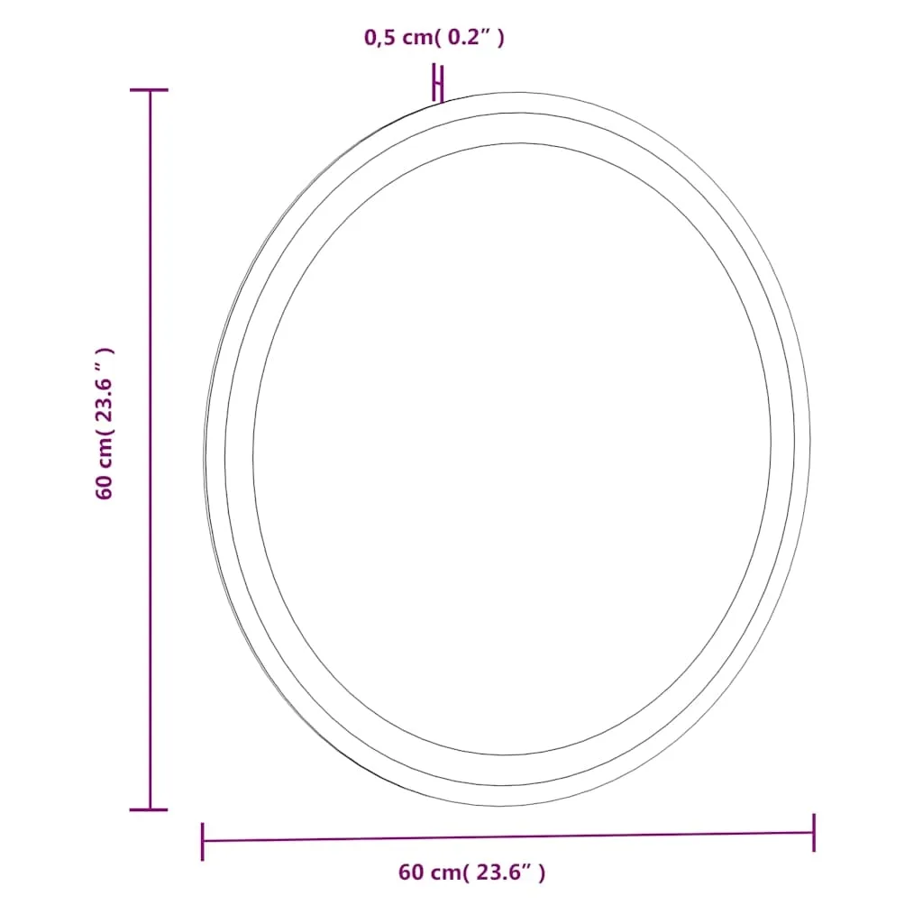 lustro-led-60-cm-ip65-usb-5-mm-szklo-biale-stan-nowy
