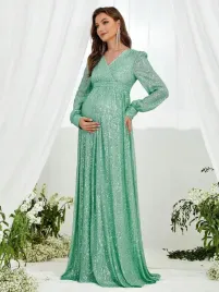 kc57313-faeriesty-ciazowa-sukienka-maxi-bogato-zdobiona-cekinami-xl