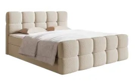 lozko-kontynentalne-160x200-cm-cloudy-pojemniki-topper-jasnobezowe-boucle