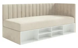 lozko-mlodziezowe-90x200-cm-ventrio-jasnobezowe-welur-hydrofobowy-prawe