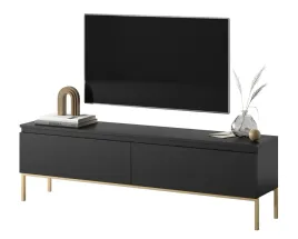 szafka-rtv-bemmi-150-cm-czarna-ze-zlotymi-nogami-selsey-design