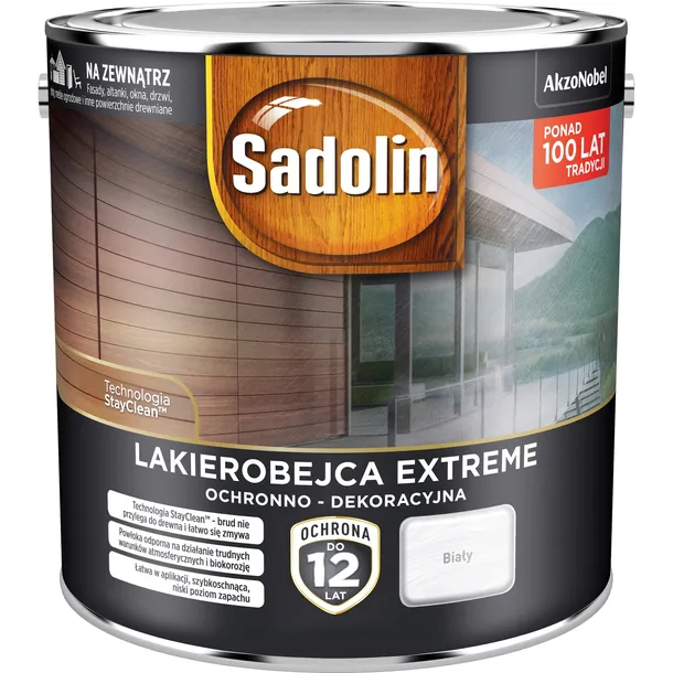 sadolin-lakierobejca-extreme-biala-25l-stan-nowy