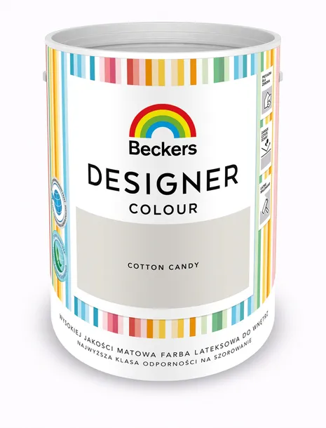 Farba kolorowa Beckers Designer cotton candy 5 l