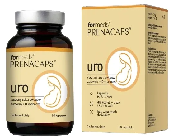 ForMeds PRENACAPS uro 60 kaps. D-MANNOZA ŻURAWINA UKŁAD MOCZOWY