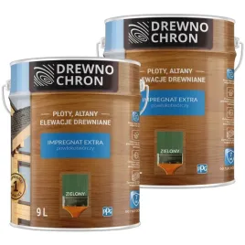 drewnochron-impregnat-extra-18l-zielony-zestaw-2x9l-impregnat-ochronny