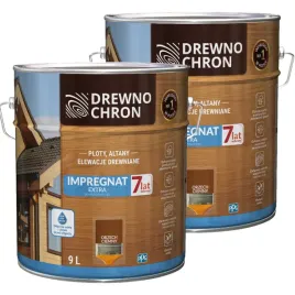 drewnochron-impregnat-extra-18l-orzech-ciemny-zestaw-2x9l