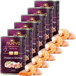nuevo-super-premium-puszka-mokra-karma-dla-kota-kurczak-krewetki-6-x-400g