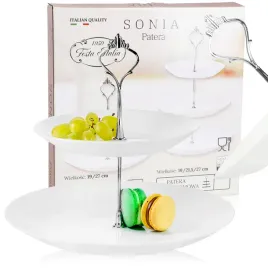 patera-szklana-2-pietra-biala-tradycyjna-na-ciasto-torty-owoce-dwupoziomowa