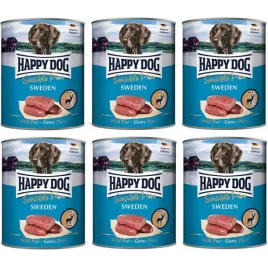 happy-dog-karma-mokra-dla-psa-sensible-pure-sweden-dziczyzna-100percent-800g