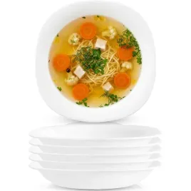 6x-talerz-gleboki-kwadratowy-szklany-215cm-na-zupe-pierwsze-danie-bialy