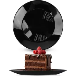 talerz-deserowy-maly-na-ciasto-salatke-czarny-szklo-elegancki-gladki-19-cm