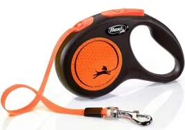 flexi-new-neon-s-tasma-5m-do-15kg-pomaranczowa