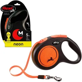 flexi-new-neon-m-tasma-5m-do-25kg-pomaranczowa