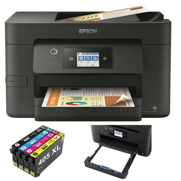 DRUKARKA WIELOFUNKCYJNA Epson WF-3820 Duplex WiFi Tanie tusze