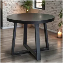 stol-okragly-blat-wj971-black-fi100-2x-wkladki-50-cm-debowy-fornirowany