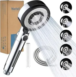 glowica-natryskowa-z-filtrem-wysokocisnieniowa-z-wezem-15m-5-trybow