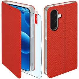 etui-z-klapka-do-samsung-a36-or-a37-5g-zamykane-czerwone-futeral-szklo