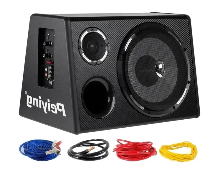 AKTYWNA SKRZYNIA TUBA BASOWA SUBWOOFER 500W KABLE