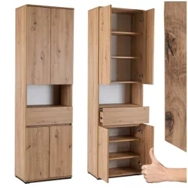 regal-szafka-do-przedpokoju-szafa-waska-stojaca-slupek-dab-artisan-modena