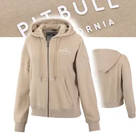 pitbull-bluza-damska-rozpinana-oversize-z-kapturem-manzanita-piaskowa-xs-s