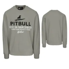 pitbull-west-coast-meska-bluza-crewneck-surfing-dog-zielona-xxl