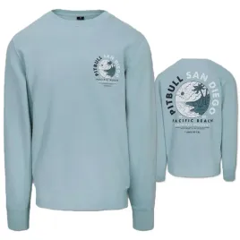 pitbull-west-coast-meska-bluza-bez-kaptura-planetsurf-jasny-niebieski-xl