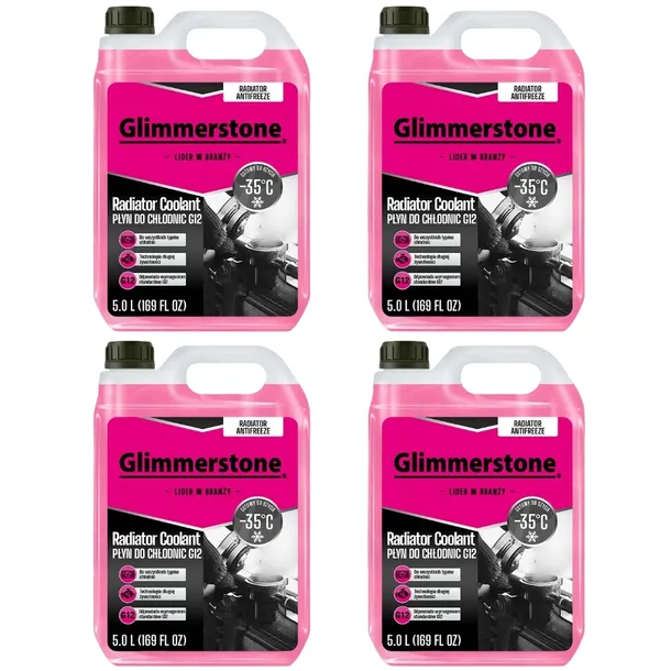 Uniwersalny Płyn do chłodnic G12 Czerwony 20L - Antifreeze -35°C Aluminium