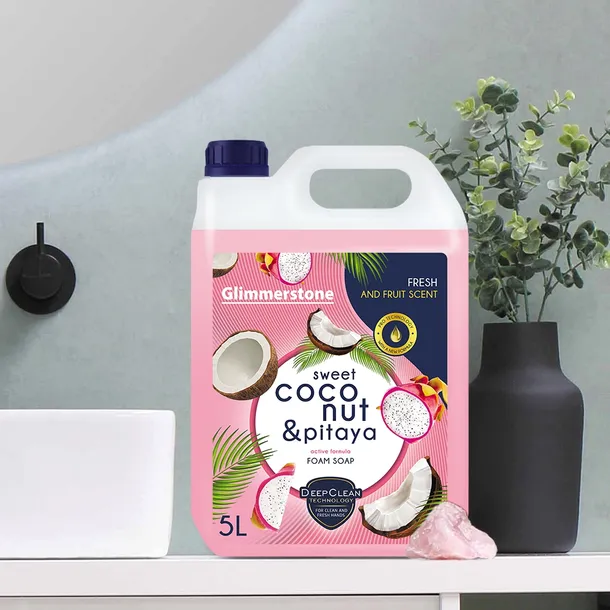mydlo-w-piance-pianie-kokos-i-pitaja-5l-dozownik-spieniajacy-nowa-jakosc-stan-opakowania-oryginalne