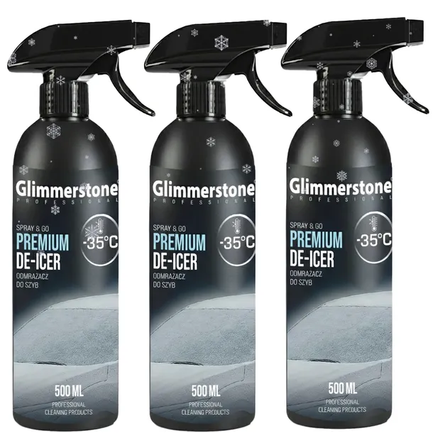 Szybki Odmrażacz do Szyb Lusterek Zamków -35C Glimmerstone Atomizer 1500ml