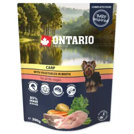 ontario-monobialkowa-karma-mokra-dla-psa-saszetka-karp-z-warzywami-300g