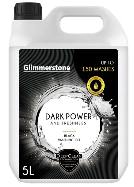 GLIMMERSTONE UNIWERSALNY PŁYN ŻEL DO PRANIA DO CZARNEGO 5L 150 PRAŃ
