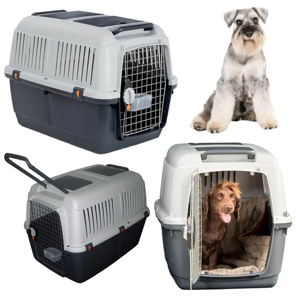 Transporter Dla Psa Średniego Sznaucer Beagle BRACCO Rozm 4 70x50x51cm IATA