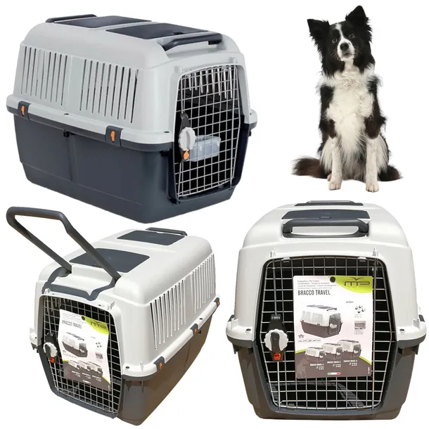 Transporter Lotniczy Dla Psa Labrador Akita BRACCO Rozm 6 92x64x67,5cm IATA